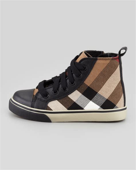 burberry runners black|designer burberry high top sneakers.